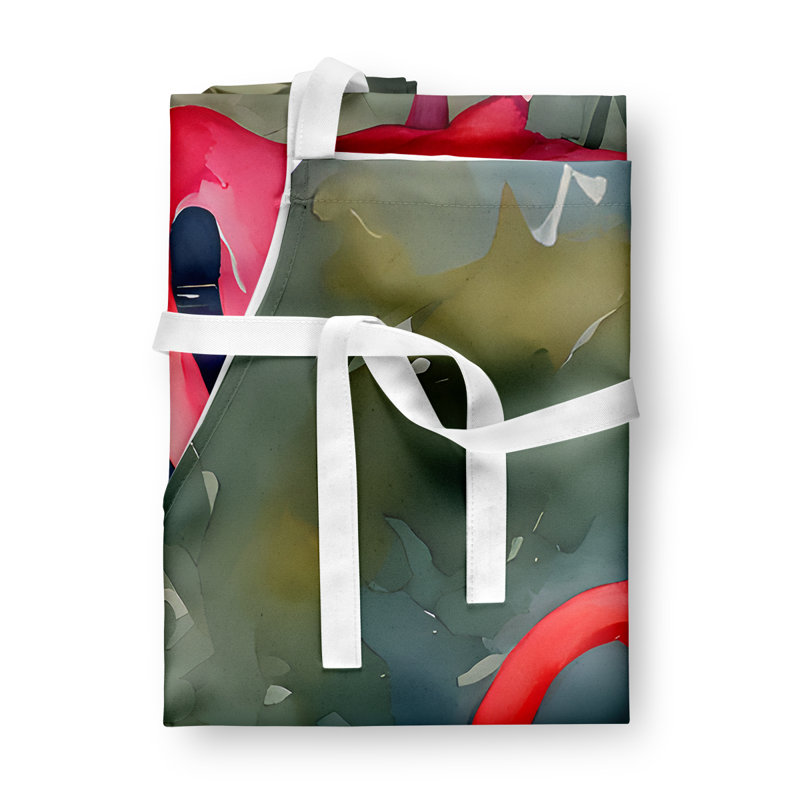 Tablier flamant rose