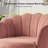 Hendrix Velvet Channel Tufted Living Room Set-81912052