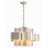 Lillard 12-Light 3-Tier Gold Chandelier With Gold Leaf Interior-33635120