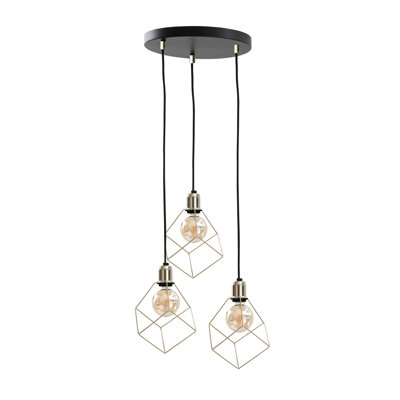 Bohannon 3 - Light Geometric Pendant