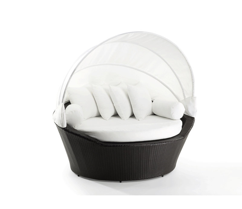 Ines 164cm Wide Patio Daybed with Cushions