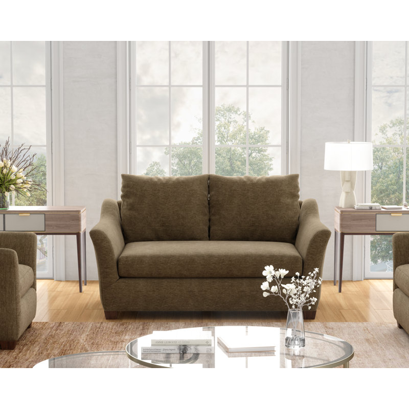 Layla Loveseat Sofa by Stacy Garcia Home X Edgecombe Furniture, Renley Truffle