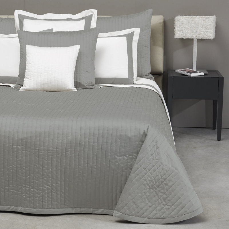 Siena Channel Sateen Coverlet Set