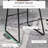 Upholstered Counter Stool with Metal Frame