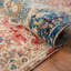 Balthazar Abstract Area Rug in Red/Ivory/Blue/Gold-1201275983
