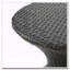 Table d'appoint 16 pouces en osier multicolore brun