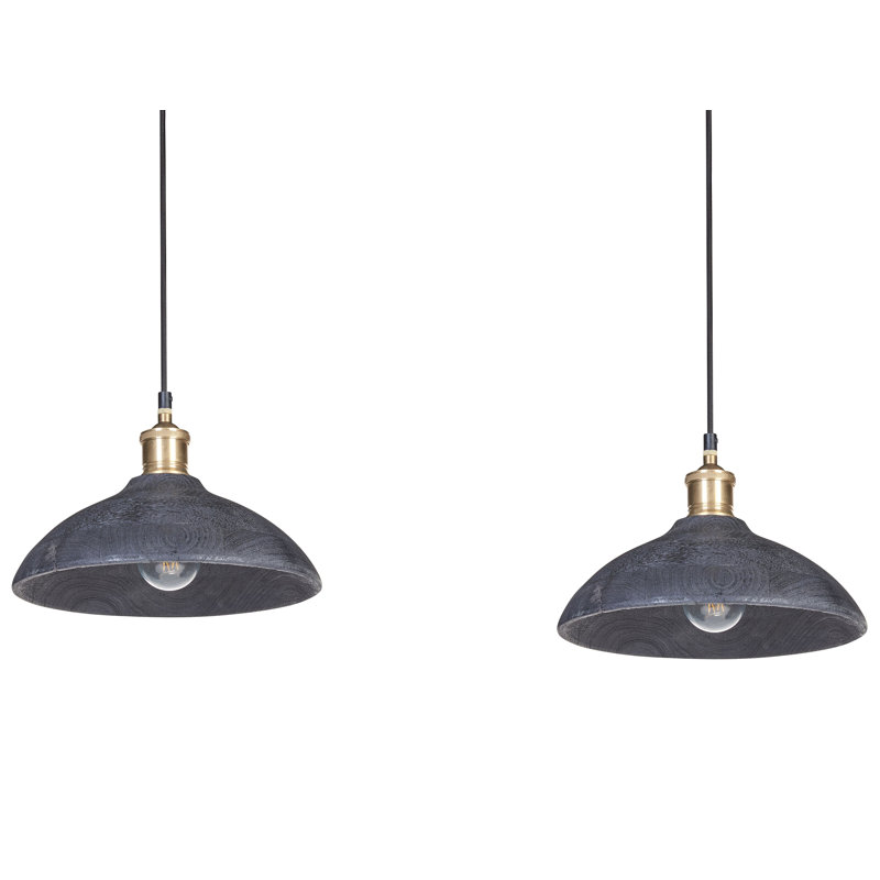 Faulkland 2 - Light Black Kitchen Island Pendant