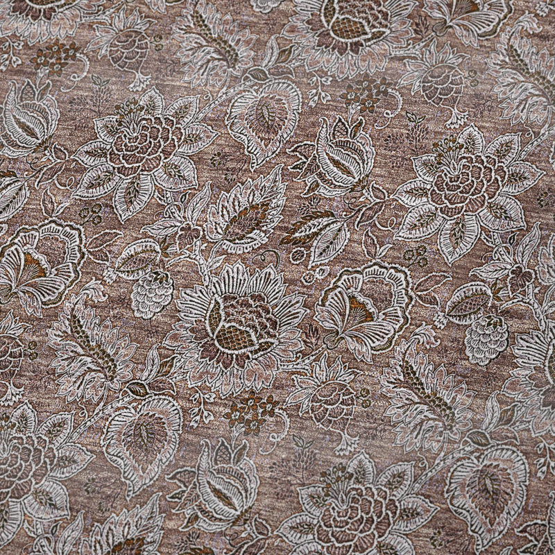 Jeté floral Sherpa ASB661 Addison, Cuivre