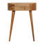Evonnia 60cm W Solid Wood Bedside Table-711250276