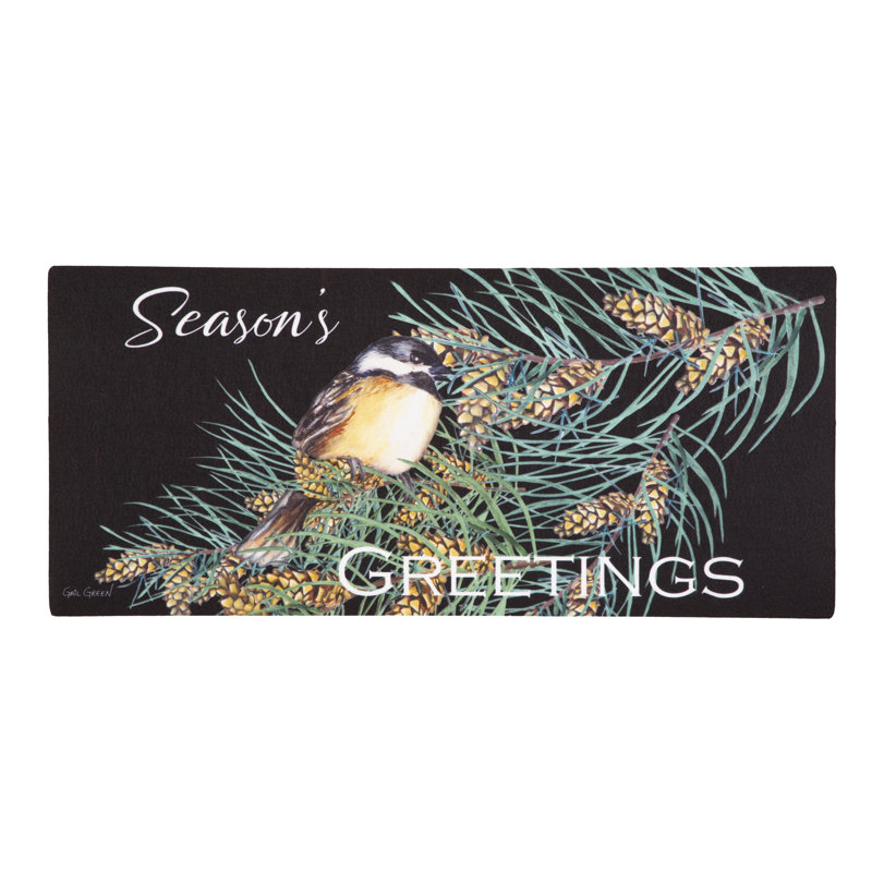Tapis de table Season's Greeting Bird Sassafras