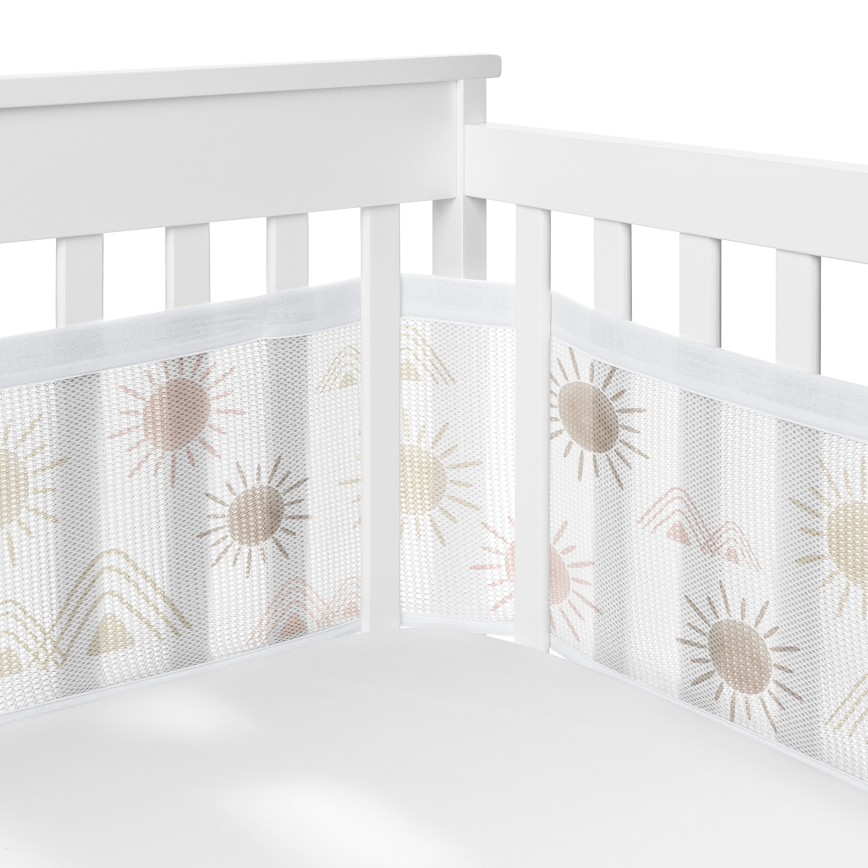 Sweet Jojo Designs Desert Sun Sweet Jojo Designs BreathableBaby Mesh Crib Liner Wayfair