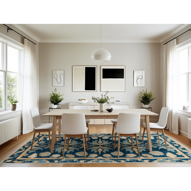 Machine Washable Turkish Beige Area Rug, Rectangle 7' x 10'