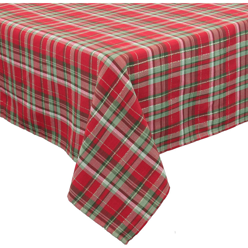 Nappe de Noël tissu écossais Holiday, L 120 po x l 70 po