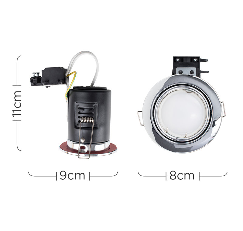 Diep Recessed Lighting Kit, Chrome