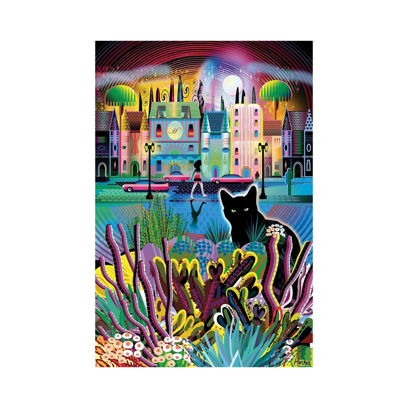 Black Magic by Charles Harker - Wrapped Canvas Print, 20.32 cm H x 30.48 cm W