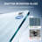 56–60" W x 60" H Fully Frameless Sliding Bathtub Door, 5/16" (8mm) Nano Clear Tempered Glass with Safety Film, Stainless Steel Hardware, Matte Black-121221299