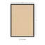 Tapis berbère beige clair avec bordure en coton noir fait à la main Nannette-158822661