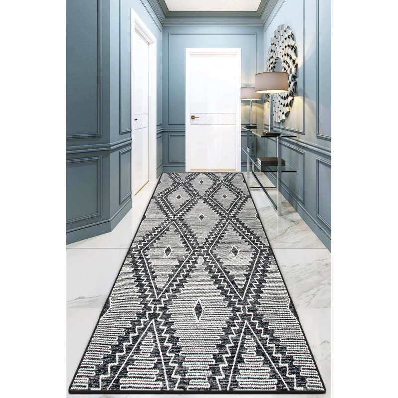 Premium Hall Carpet, 100% Polyester, 59 x 118 Inches | 10 mm Pile Height, Antibacterial, Non-Slip Base | Machine Washable, Easy Care | Ideal for Entryways & Living Spaces, Soft & Durable Design
