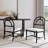 Polyester Upholstered Wicker/Rattan Frame Dining Chair-401811146