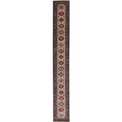 Alue Runner 85 cm x 674 cm Geometric Hand Woven Area Rug