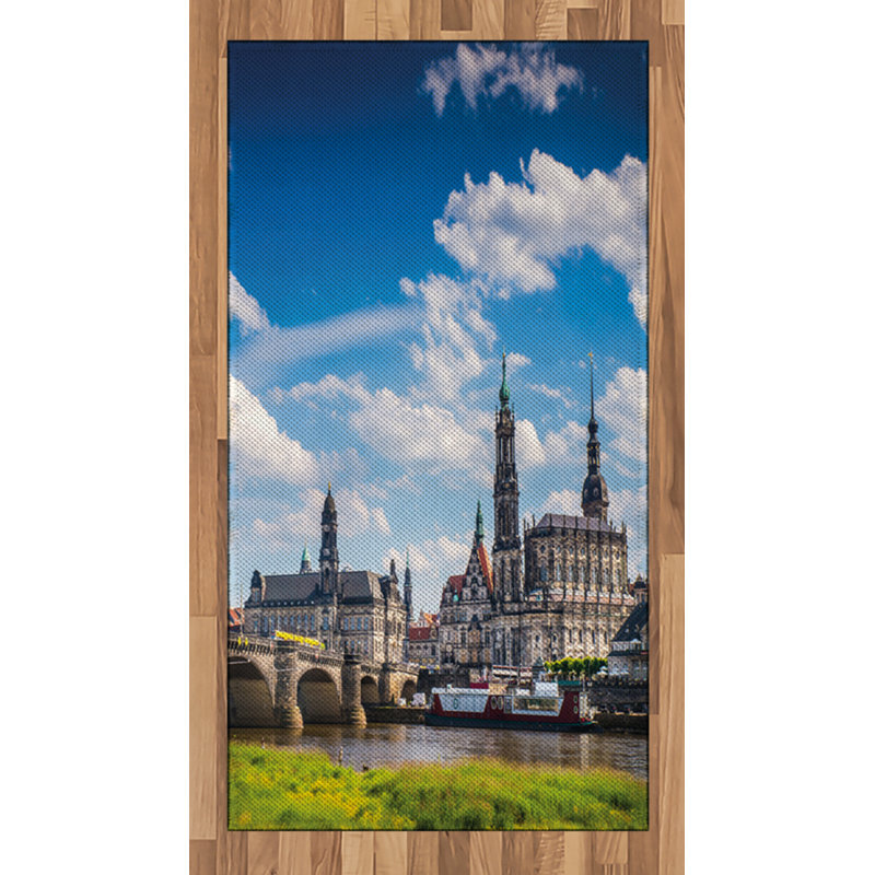 City High Density Long Fiber Poly Threads Decorative Area Rug Carpet, Rectangle 2'7" x 5'