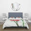 Rose rouge avec boutons - Ensemble de housse de couette traditionnel - Microfibre de polyester-66389860