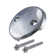 18" Direct Connect Shoe Outlet Tip-Toe Bathtub Leg Drain Assembly with 2-Hole Overflow