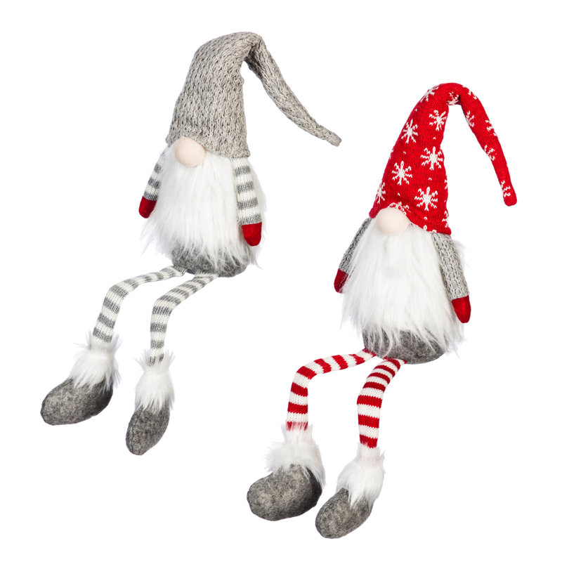 Gnome en tissu avec pieds longs