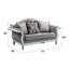 Causeuse en tissu Florian avec 3 coussins