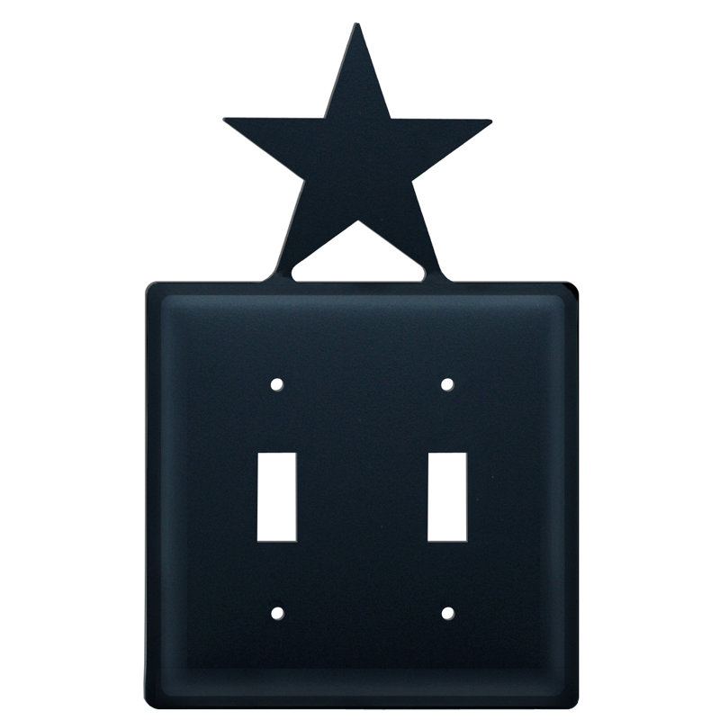 Star 2-Gang Toggle Light Switch Wall Plate