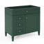 Meuble-lavabo de 36 po sans lavabo supérieur, armoire de rangement moderne avec 2 tiroirs et un tiroir basculant, structure en bois massif (n'inclut pas le lavabo)-122040241-122040237