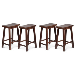 Solid Wood Counter Stool (Set of 4)