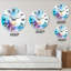 Blue Sky Abstract Landscape I - Horloge murale traditionnelle-59913960