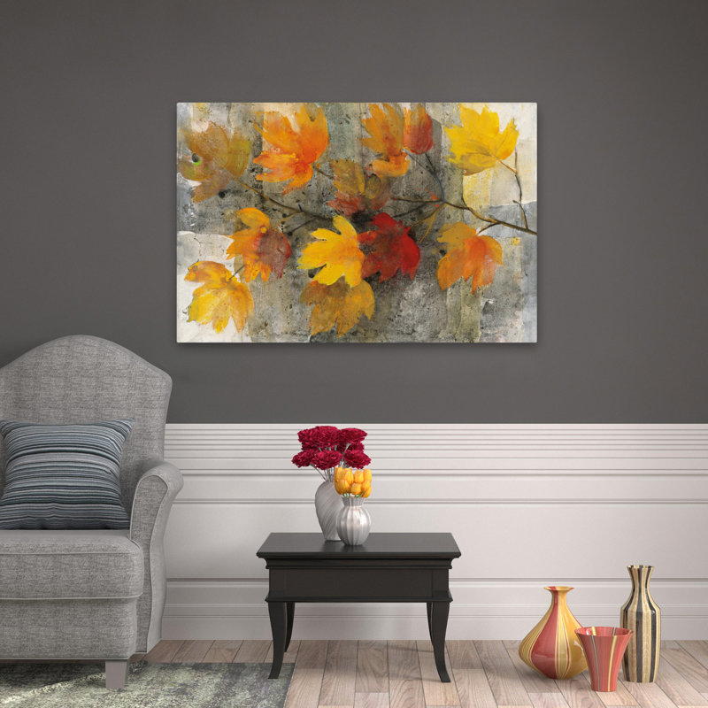Branche d'automne contemporaine, H 48 po x l 32 po