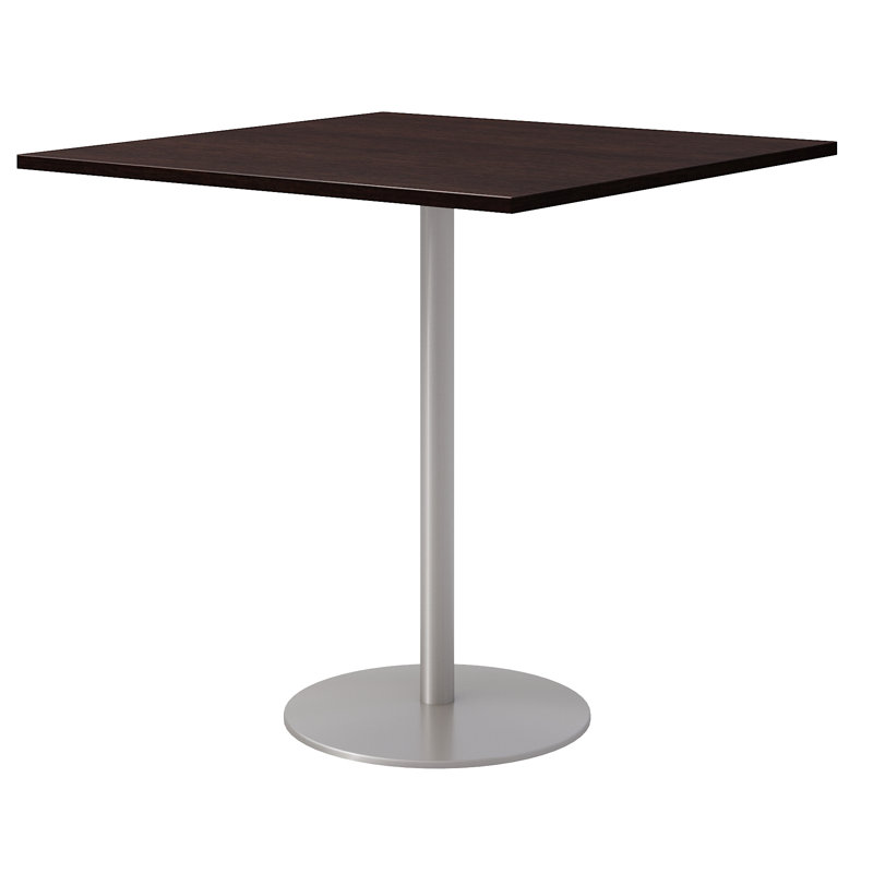 Table de salle à manger à hauteur de bar, H 42 po x L 42 po x l 42 po, Espresso