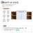 Keysean 48.27 " W Wall Mounted Wall Mounted 1 Single Vanity Bathroom Vanity With Ceramic Top