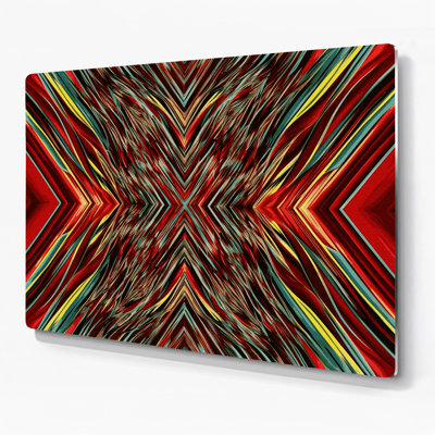 Op Art 32 Brown Metal Wall Art