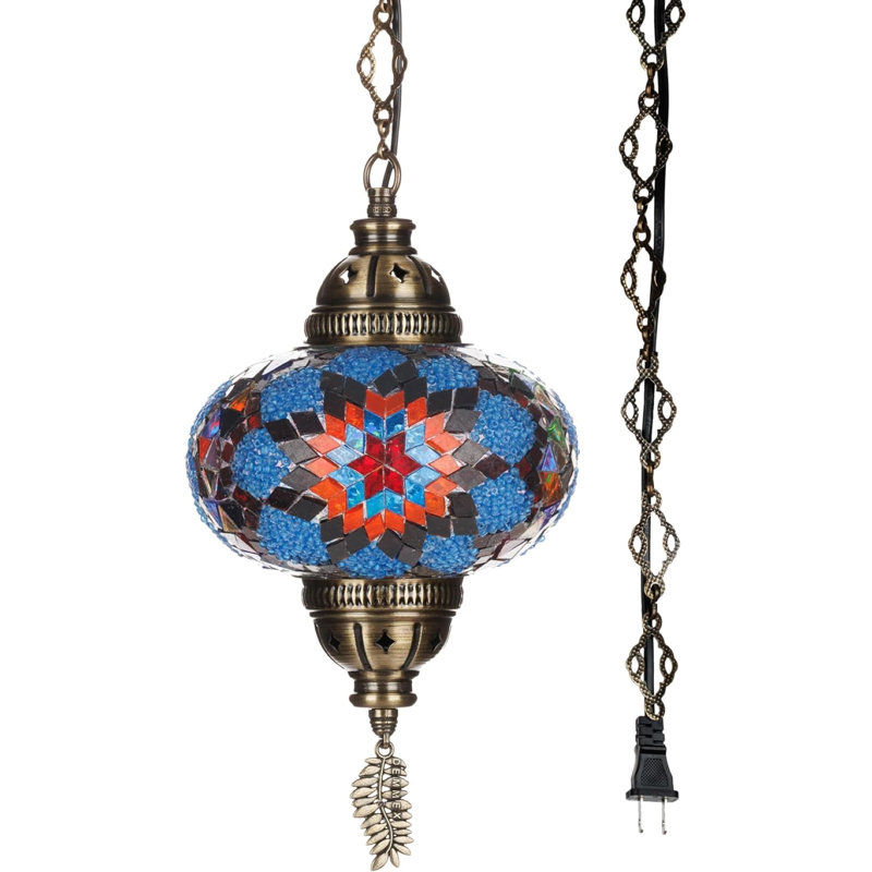 Lights 1 - Light LED Pendant, Light Blue/Multicolor