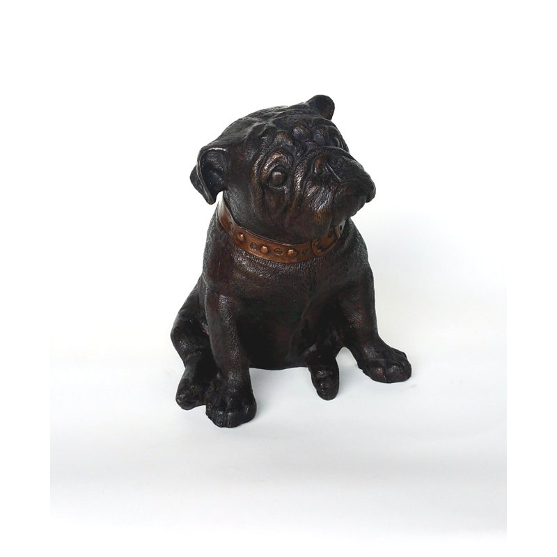 Grand figurine carlin assis Steffes