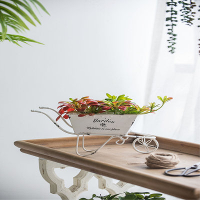 Décoration de table brouette 11,5 x 4 x 7 po