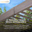 Pergola d'extérieur en acier 10 pi x 12 pi Sunjoy