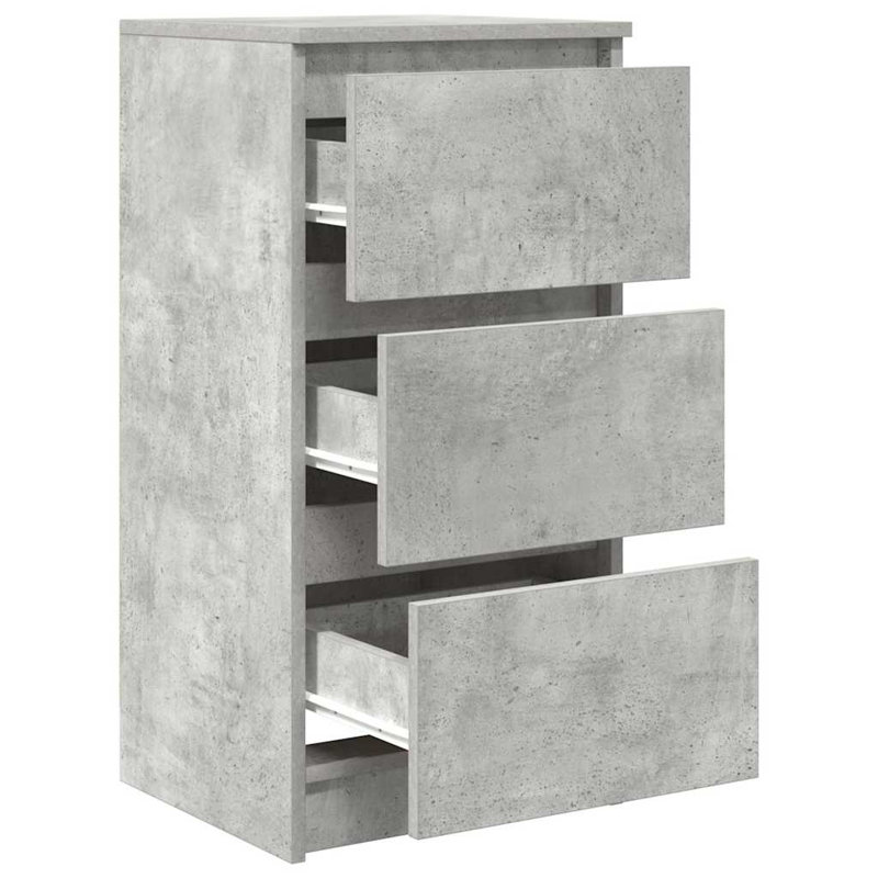 Sideboard 37.5X35x76 Cm Engineered Wood, Concrete Grey