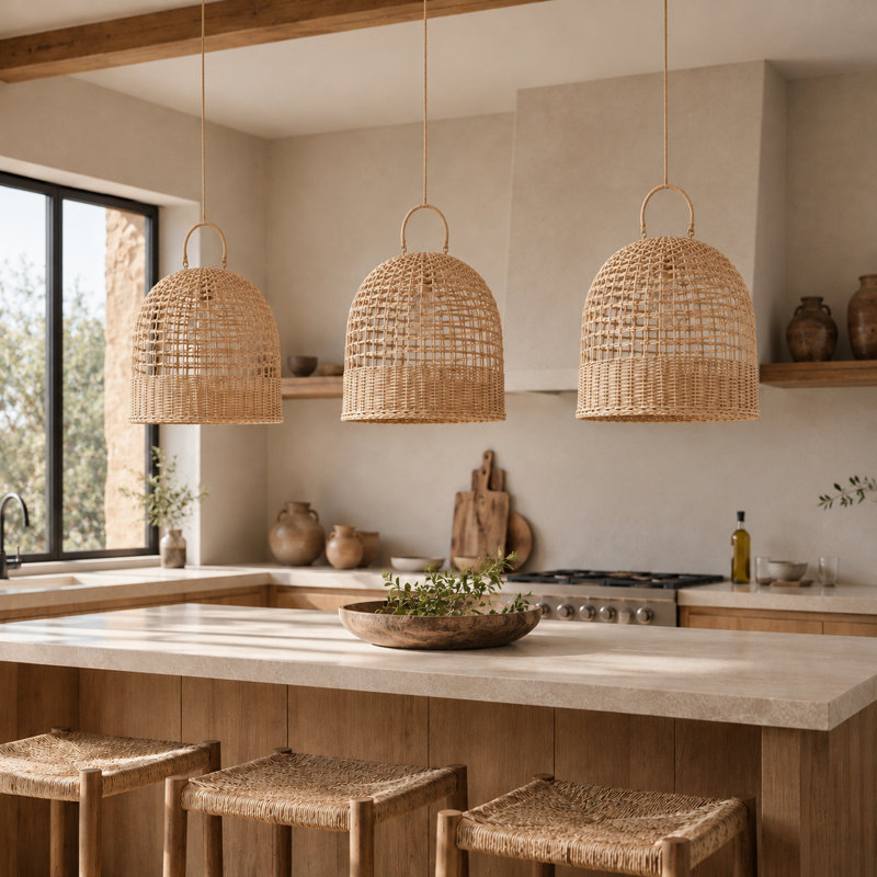 Lucia Handwoven Rattan Pendant Light Shade