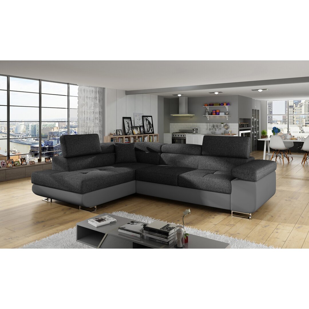 Ecksofa Gerardi mit Bettfunktion