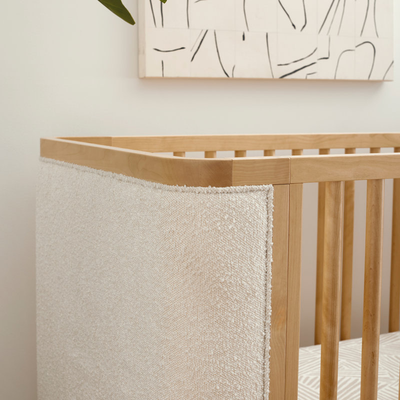 Bondi Boucle 4-in-1 Convertible Upholstered Crib
