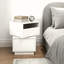 Rotatable Nightstand End Table, Bedside Table With 2 Drawers, 2 Drawer Dresser For Bedroom, Closet, Entryway, College Dorm-802782279