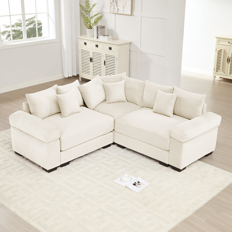 Canapé modulaire surdimensionné Cloud, Beige