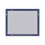 Bernharda l 40 po x H 32 po Miroir de salle de bain rectangulaire à cadre moderne et contemporain bleu marine-1287982789-1211265037