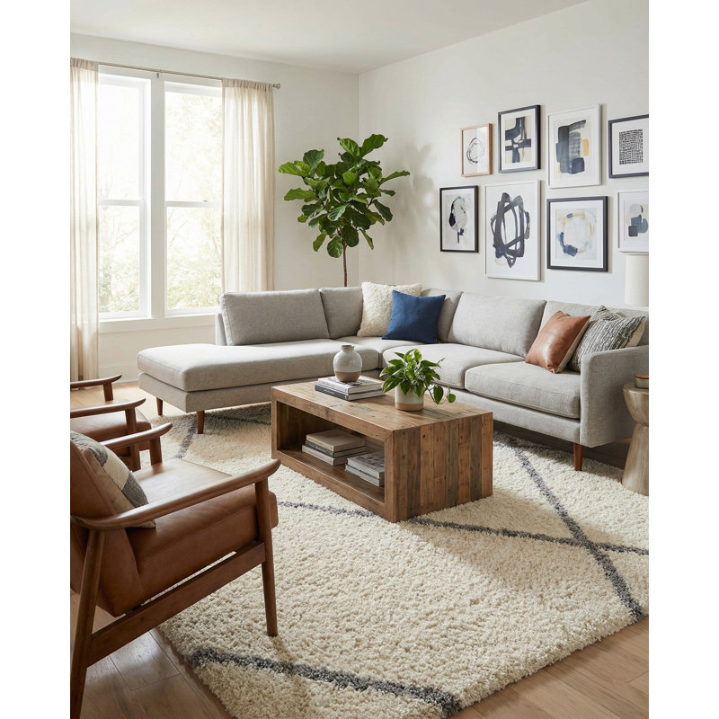 Tarquinio Rug, Rectangle 10' x 14'1'', Begie