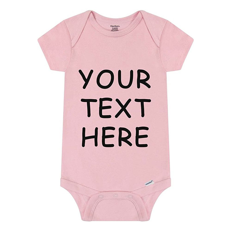 Body 100% coton, Rose
